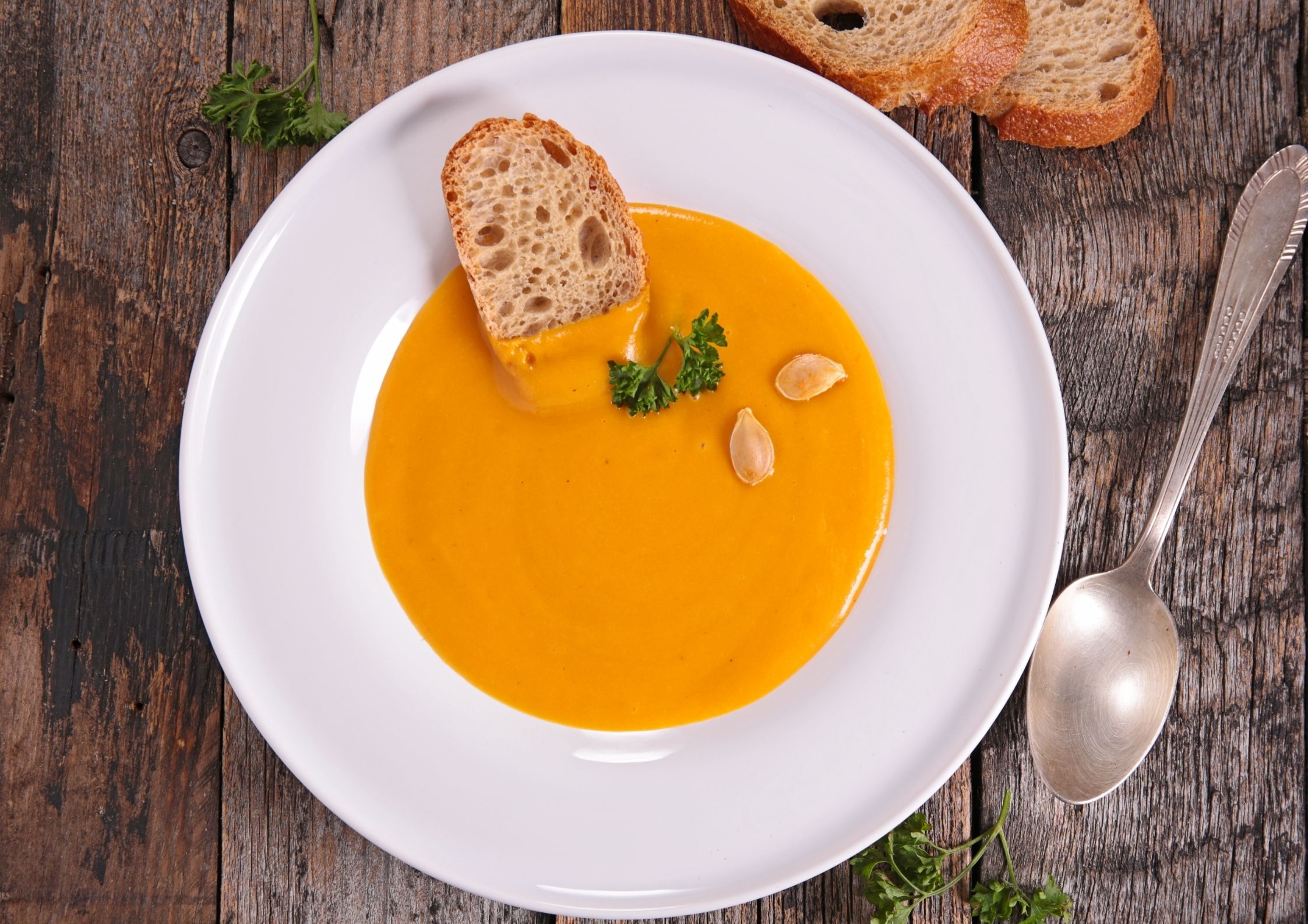 Potage personne âgée Repas équilibré